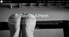 Desktop Screenshot of birdonaperch.com